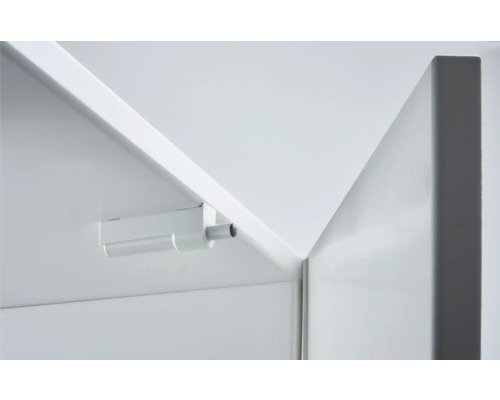 Porte de placard avec mécanisme Push-to-Open