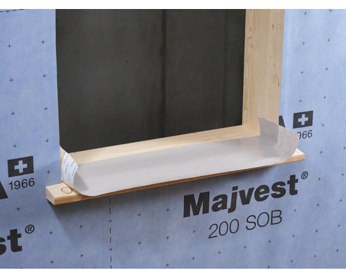 Étanchéité de fenêtre avec bande d''étanchéité sur un cadre de fenêtre