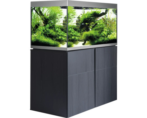 Aquarium mit Unterschrank und Bepflanzung