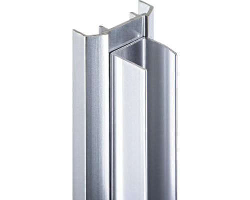 Vue détaillée d''un profilé en aluminium