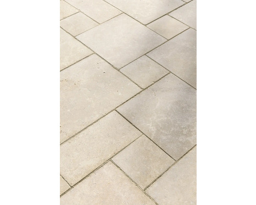 FLAIRSTONE Kalkstein Terrassenplatte Tripoli römischer Verband Set