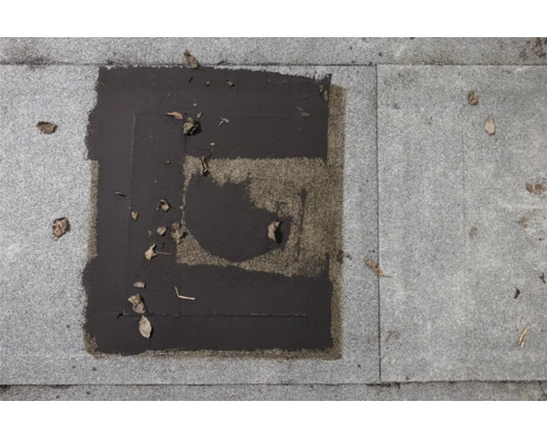 Gros plan de pavés avec tache