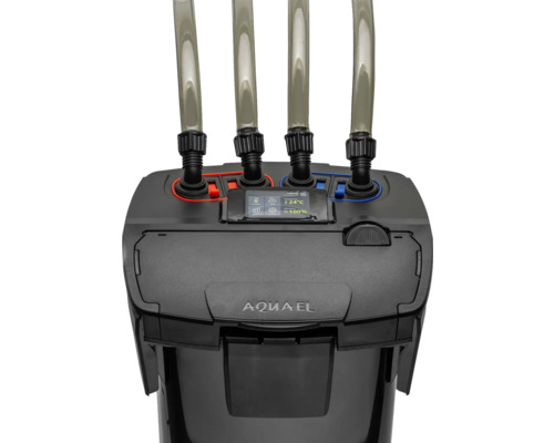 Filtre externe d''aquarium avec quatre tuyaux