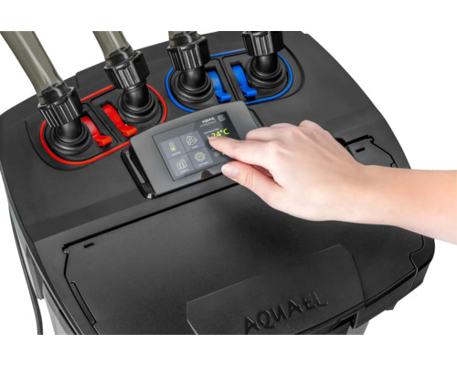 Filtre extérieur pour aquarium avec commande numérique et commande manuelle