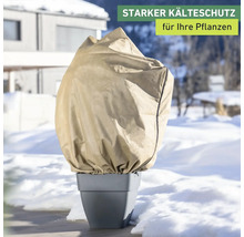 Pflanztopf mit Winterschutzhaube für Pflanzen