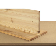 Holzplatte mit Nut-Feder-Verbindung