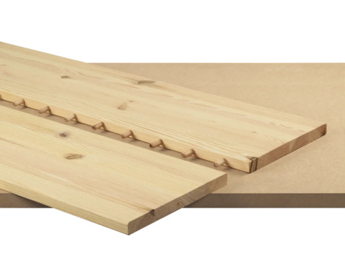 Assemblage de deux planches avec des chevilles en bois