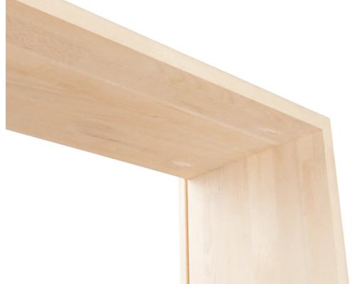 Découpe d''un cadre de porte en bois