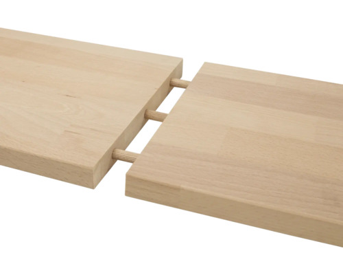 Assemblage de deux panneaux de bois avec des tourillons