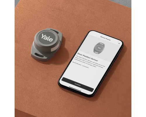 Capteur de position de porte Yale avec affichage sur smartphone