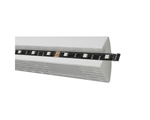 LED-Streifen auf Styroporleiste