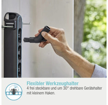 Werkzeughalter mit flexiblen Gerätehaltern zur Werkzeugaufbewahrung