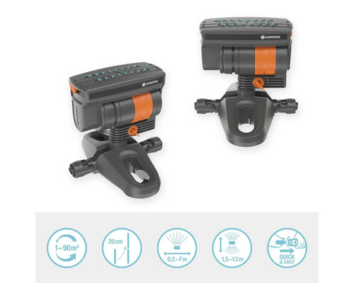 Arroseur oscillant Gardena pour l''irrigation des jardins
