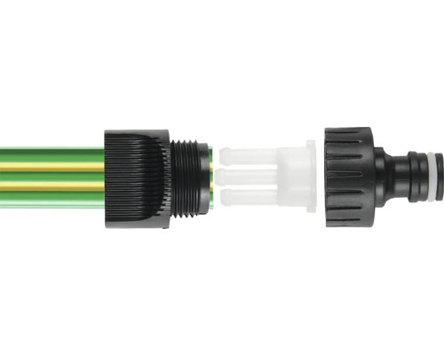 Raccord de tuyau d''arrosage avec raccord de tuyau et bague d''étanchéité