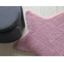 Teppich Romance Stern pink 80x80 cm