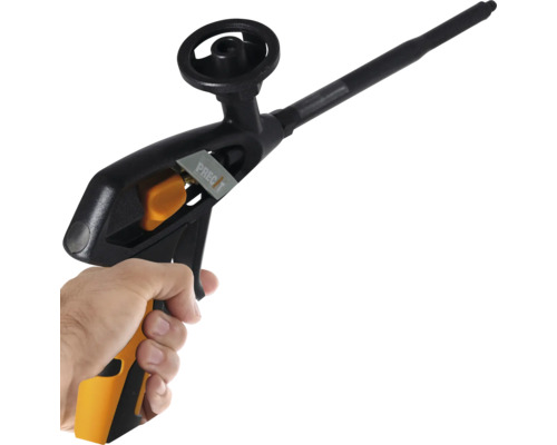 Pistolet à mousse manuel avec molette de réglage et poignée
