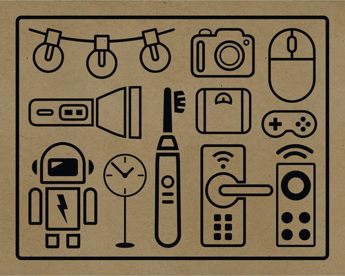 Illustration de divers articles ménagers