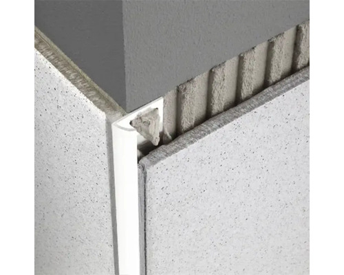 Vue du plafond avec plaques de plafond et rail profilé