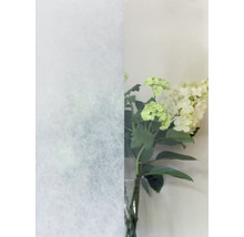 Dekorfolie auf Glas mit Blumenarrangement