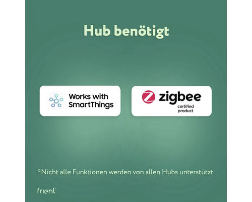 Hub nécessaire, fonctionne avec SmartThings, produit certifié Zigbee