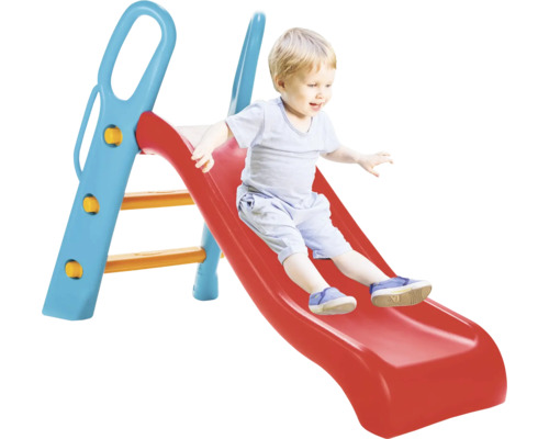 Toboggan pour enfants avec enfant