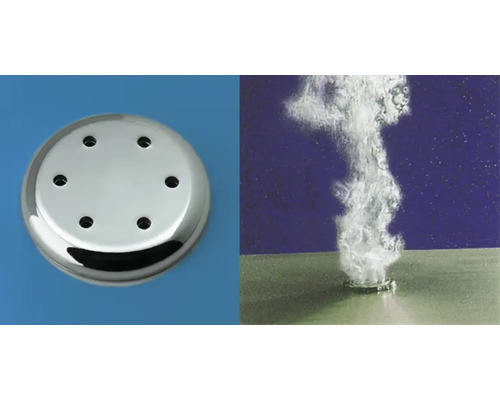 Cache de buse en métal pour jacuzzi ou piscine