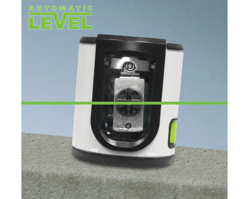 Niveau laser avec ligne laser verte pour un nivellement précis