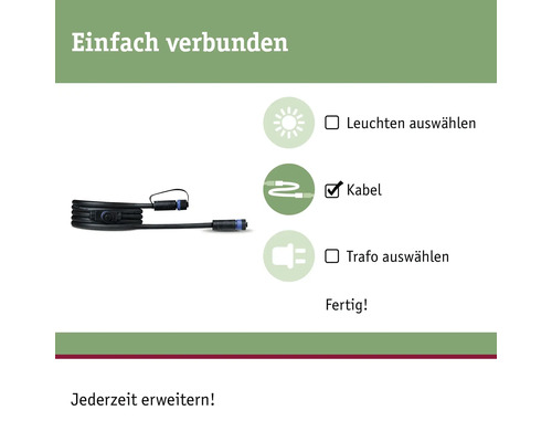 Image d''un câble pour systèmes d''éclairage de jardin