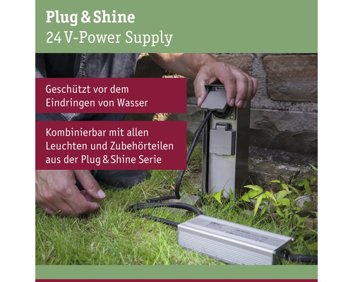 Alimentation Plug and Shine 24 volts pour éclairages extérieurs