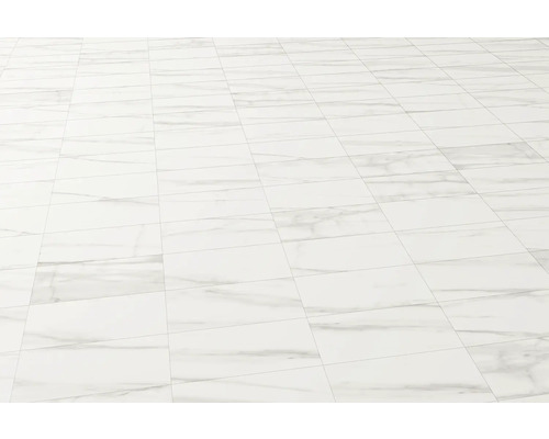 Carrelage aspect marbre sur le sol