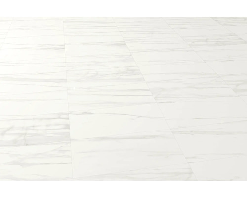 Sols design en vinyle posés, aspect marbre