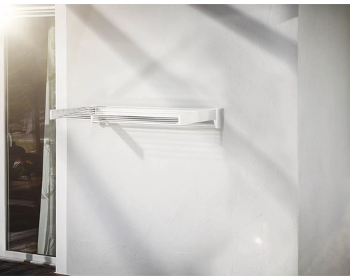 Séchoir à linge mural extensible