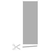 Flächenvorhang Torre weiss/kupfer 60x245 cm 3er-Set