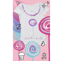 T-shirt avec motif bonbons