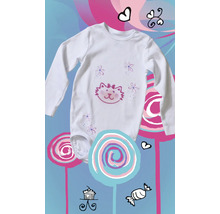 Body à manches longues avec motif chat pour enfant