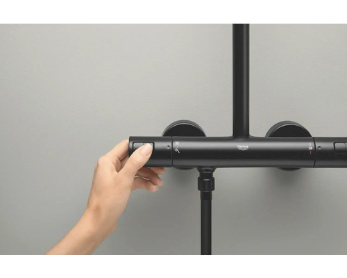 Grohe Logo Duscharmatur zur Temperatureinstellung mit Hand