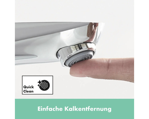 Wasserhahn mit Quick Clean Funktion zur einfachen Kalkentfernung