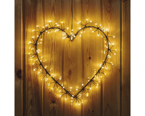 Guirlande lumineuse en forme de cœur pour la décoration