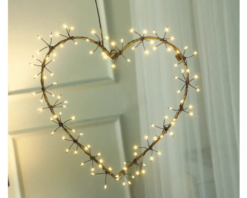 Guirlande lumineuse en forme de cœur pour l''intérieur