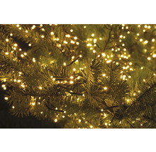 Sapin de Noël avec guirlande lumineuse LED