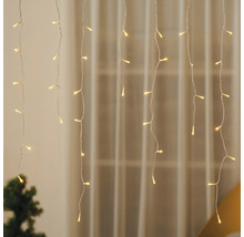 Rideau lumineux avec LED blanc chaud pour la décoration