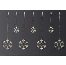 LED Lichterkette mit Schneeflocken für den Innenbereich