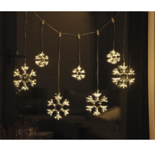 LED Schneeflocken Lichterkette zur Dekoration