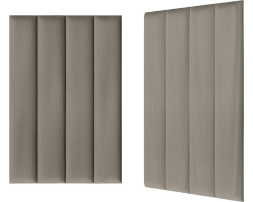 Zwei gepolsterte Wandpaneele zur Innenausstattung