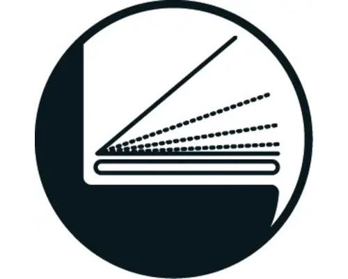 Symbol zur variablen Einstellung der Schnitthöhe