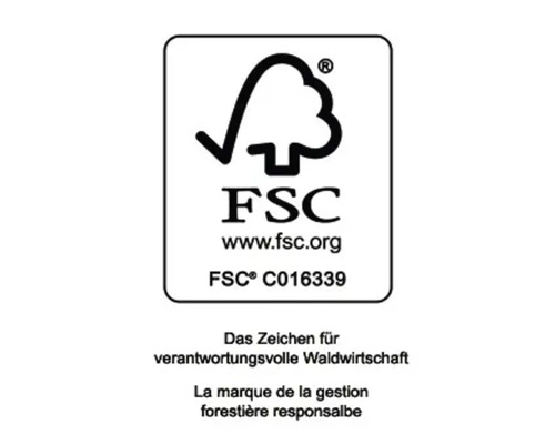 FSC Siegel für verantwortungsvolle Waldwirtschaft