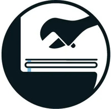 Symbol für die Installation einer Fußbodenheizung