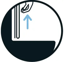 Symbol für das Anheben eines Produkts