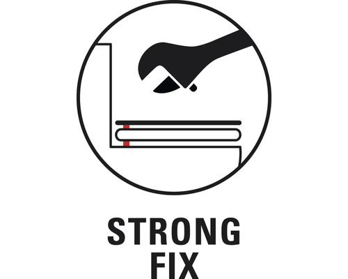 Symbol für starke Fixierung