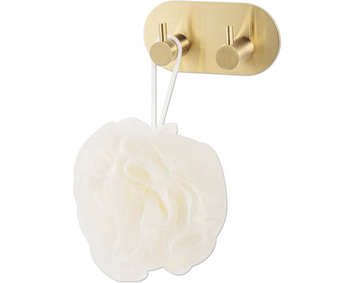 Handtuchhaken mit Badeschwamm